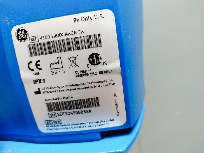 Gebraucht GE Dinamap Carescape V100 Vitalparameter-Patientenmonitor auf Stand