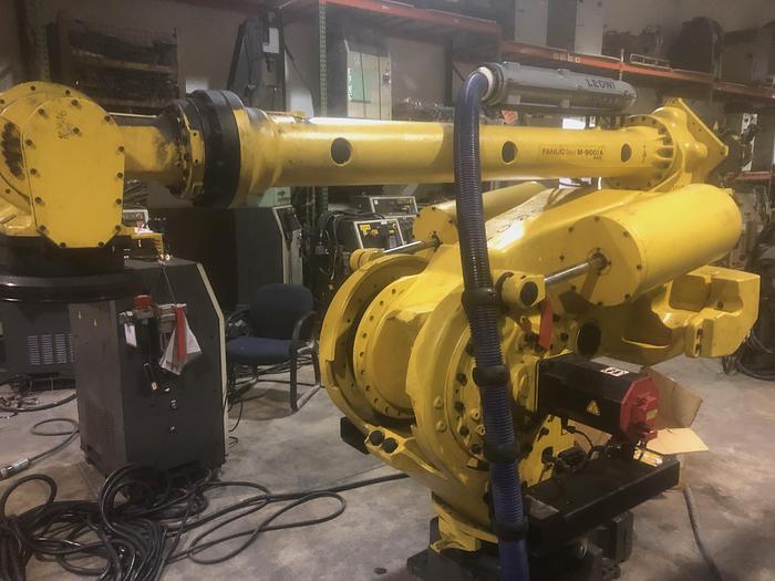 Used FANUC M900IA/400L 6 AXIS CNC ROBOT WITH R30IA CONTROLLER