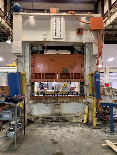 Used 400 ton Minster E2 SSDC Stamping Press