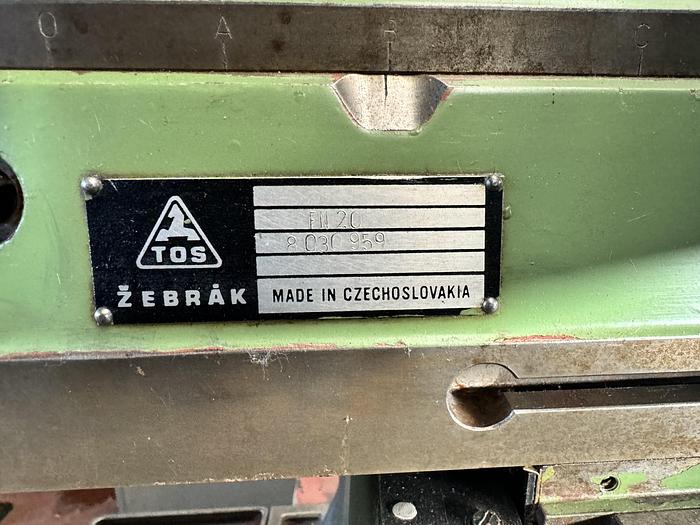 Discrete Fresa per Attrezzisti TOS CELAKOVICE FN 20