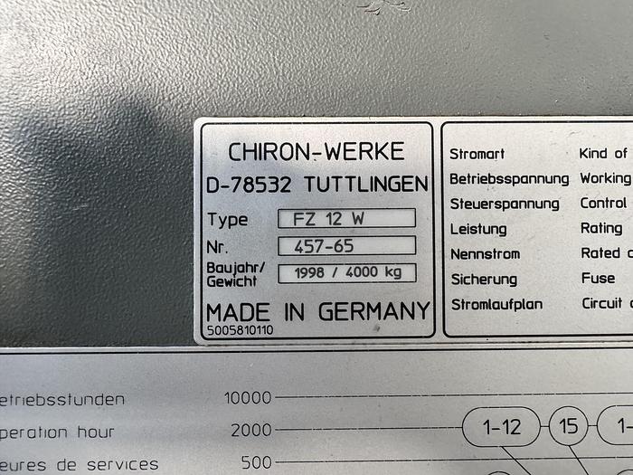 Ottime 1998 CHIRON FZ 12 W