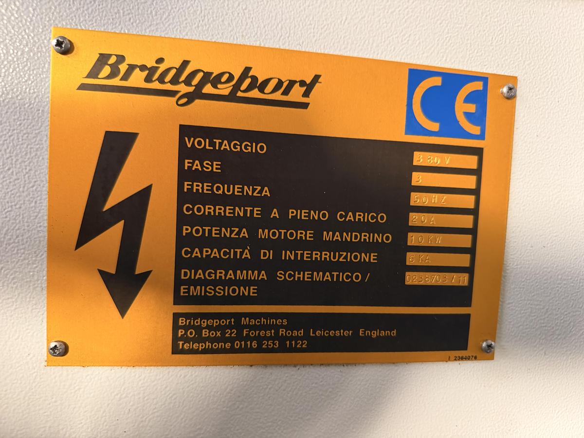 Ottime Centro di Lavoro Verticale BRIDGEPORT VMC 600 XP