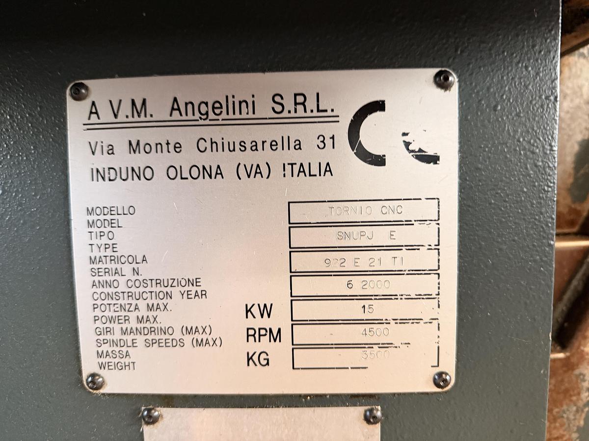 Ottime Tornio Cnc AVM ANGELINI SNUPY E