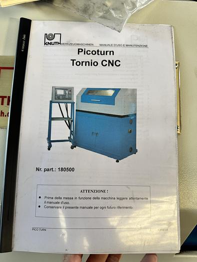 As new Tornio Cnc KNUTH PICOTURN CNC