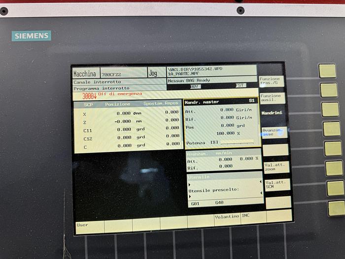Ottime Tornio Cnc EMCO EMCOTURN ET 700 x 2000