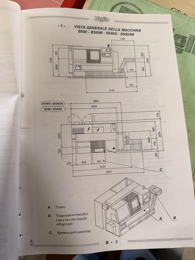 Buone Tornio Cnc BIGLIA B 500/S