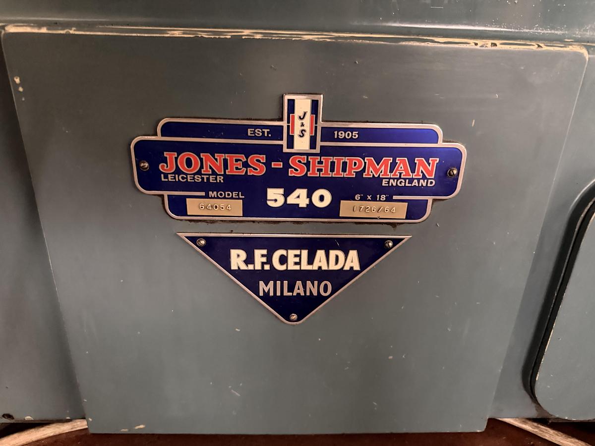 Buone rettifica Tangenziale JONES & SHIPMAN 540