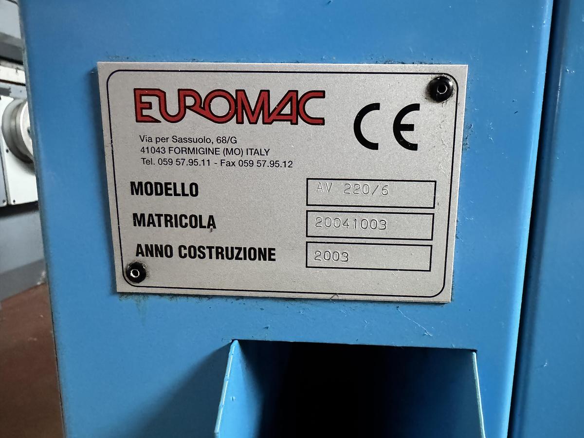 Ottime Scantotrice ad Angolo Variabile EUROMAC AV 220/6