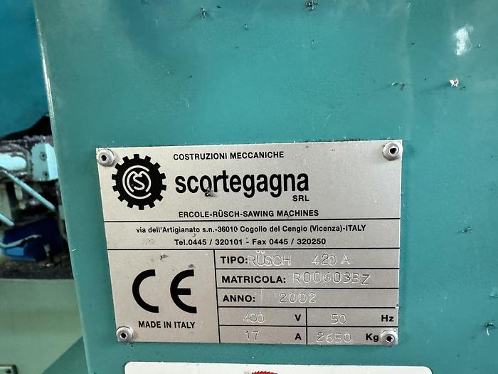 Ottime Segatrice Automatica RUSCH SCORTEGAGNA 420 A