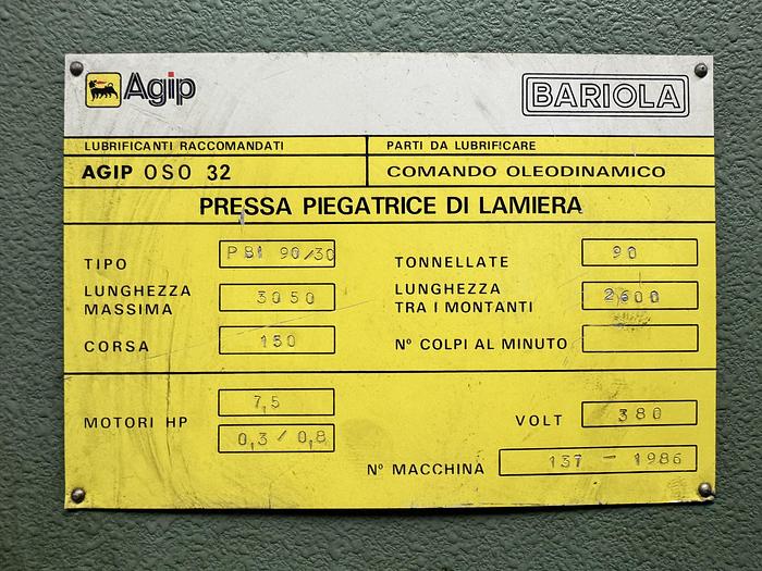 Buone 1986 BARIOLA PBI 90/30