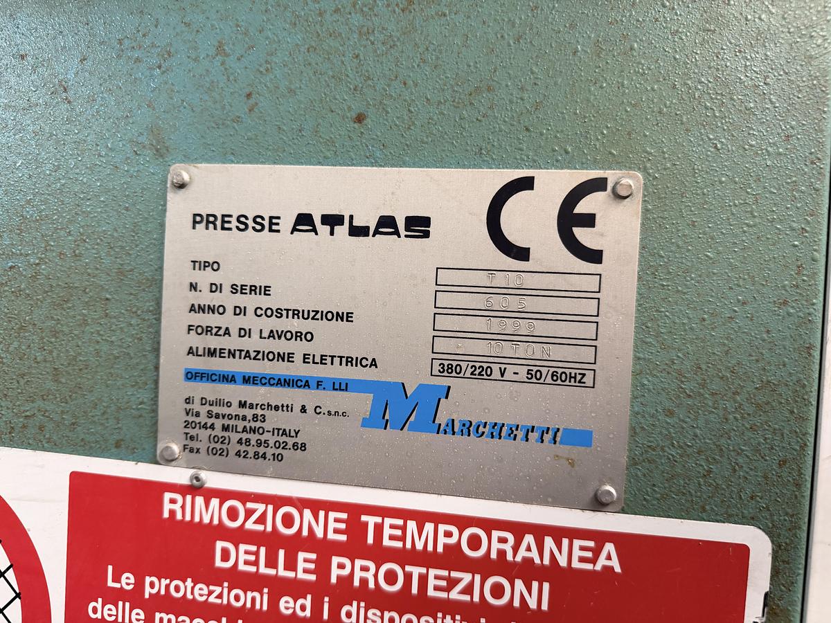Usato Pressa Meccanica a Collo di Cigno ATLAS T 10