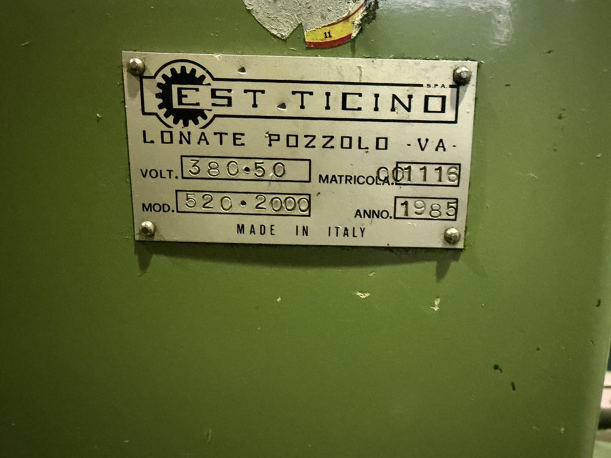 Buone Tornio Parallelo EST TICINO 520 2000