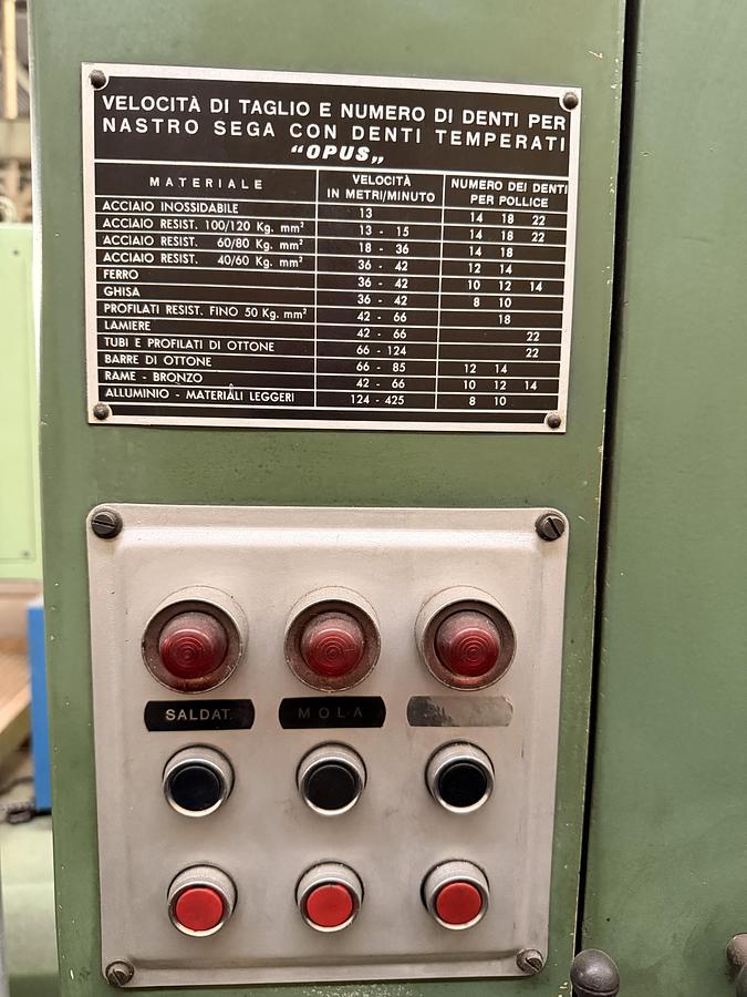 Buone Segatrice a Nastro Verticale OPUS 400 BSC-3