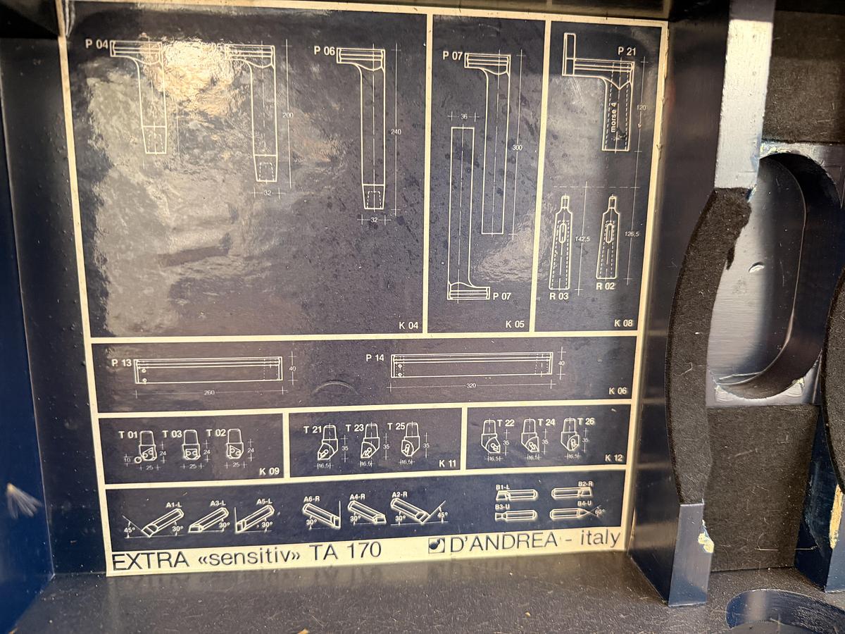 Usato Testa a Barenare e Sfacciare D'ANDREA TA 170 Sensitiv