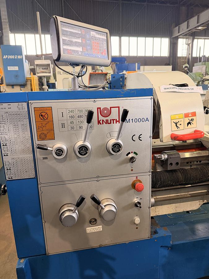 Ottime Tornio Parallelo KNUTH DM - 1000 A