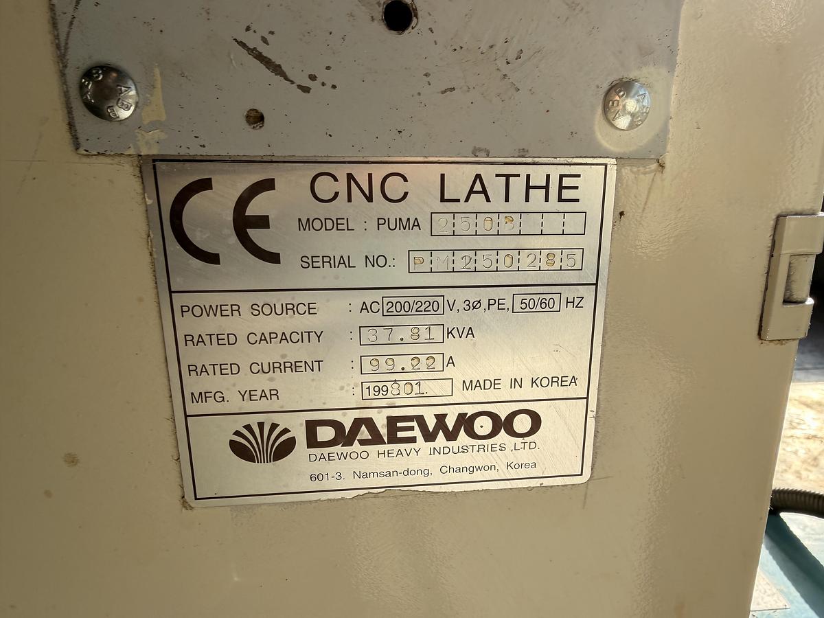 Ottime Tornio Cnc DAEWOO PUMA 250 B