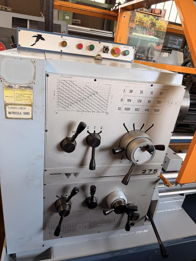 Ottime Tornio Parallelo PADOVANI LABOR 275