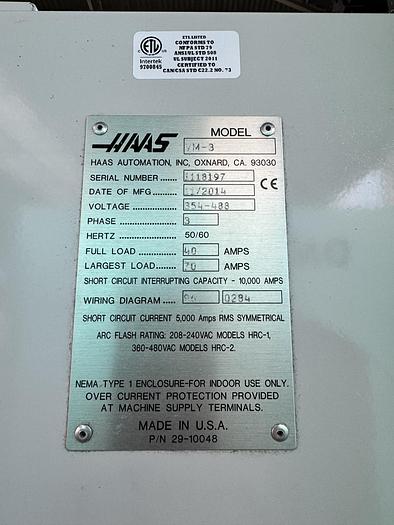 Ottime Centro di Lavoro Verticale HAAS VM 3