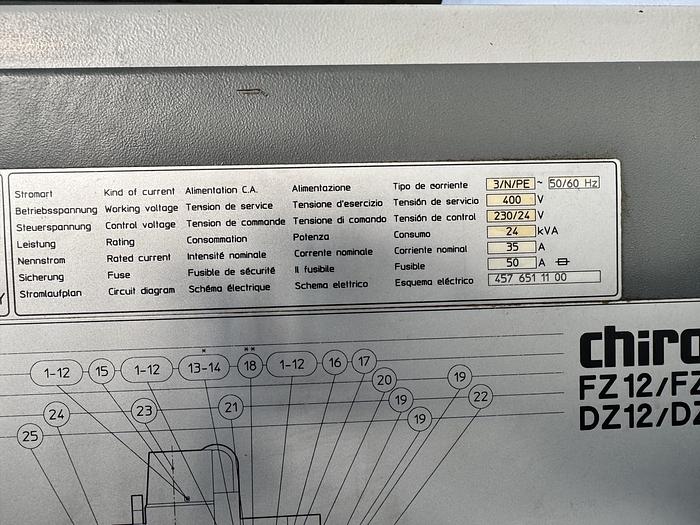 Ottime 1998 CHIRON FZ 12 W