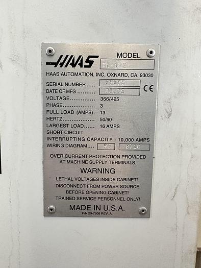 Ottime 2005 HAAS TL 1 HE