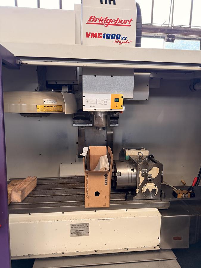 Installata Centro di Lavoro Verticale BRIDGEPORT VMC 1000/22