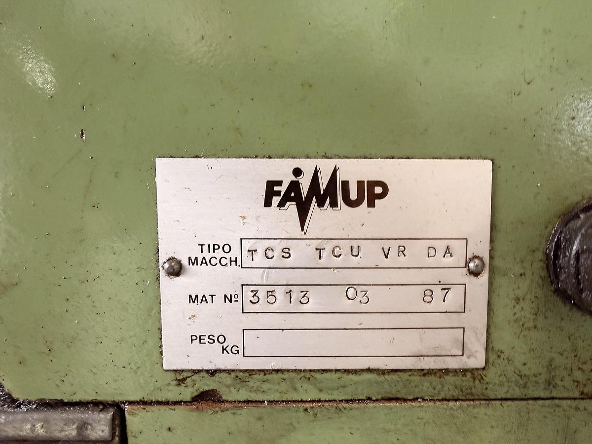 Buone Trapano Fresa FAMUP TCS TCU VR DA