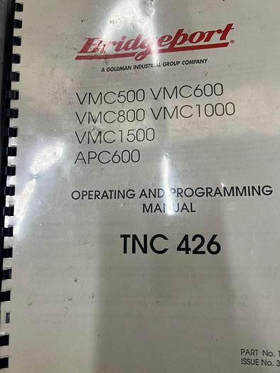 Ottime Centro di Lavoro Verticale BRIDGEPORT VMC 1000 30