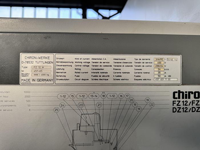 Ottime 1998 CHIRON FZ 12 W