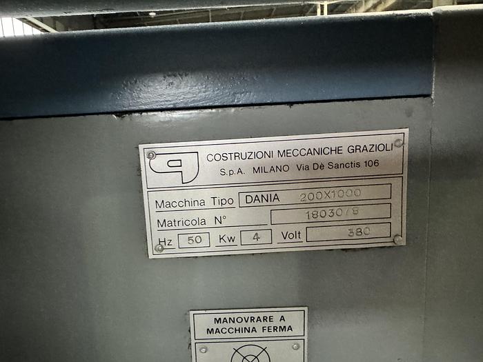 Ottime Tornio Parallelo GRAZIOLI DANIA 200