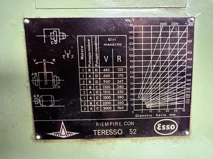 As new Tornio Automatico Revolver IMAMI R 28