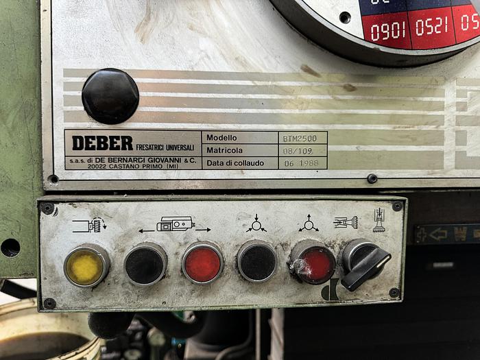 Usato Bed Type Milling Machine DEBER BTM 2500