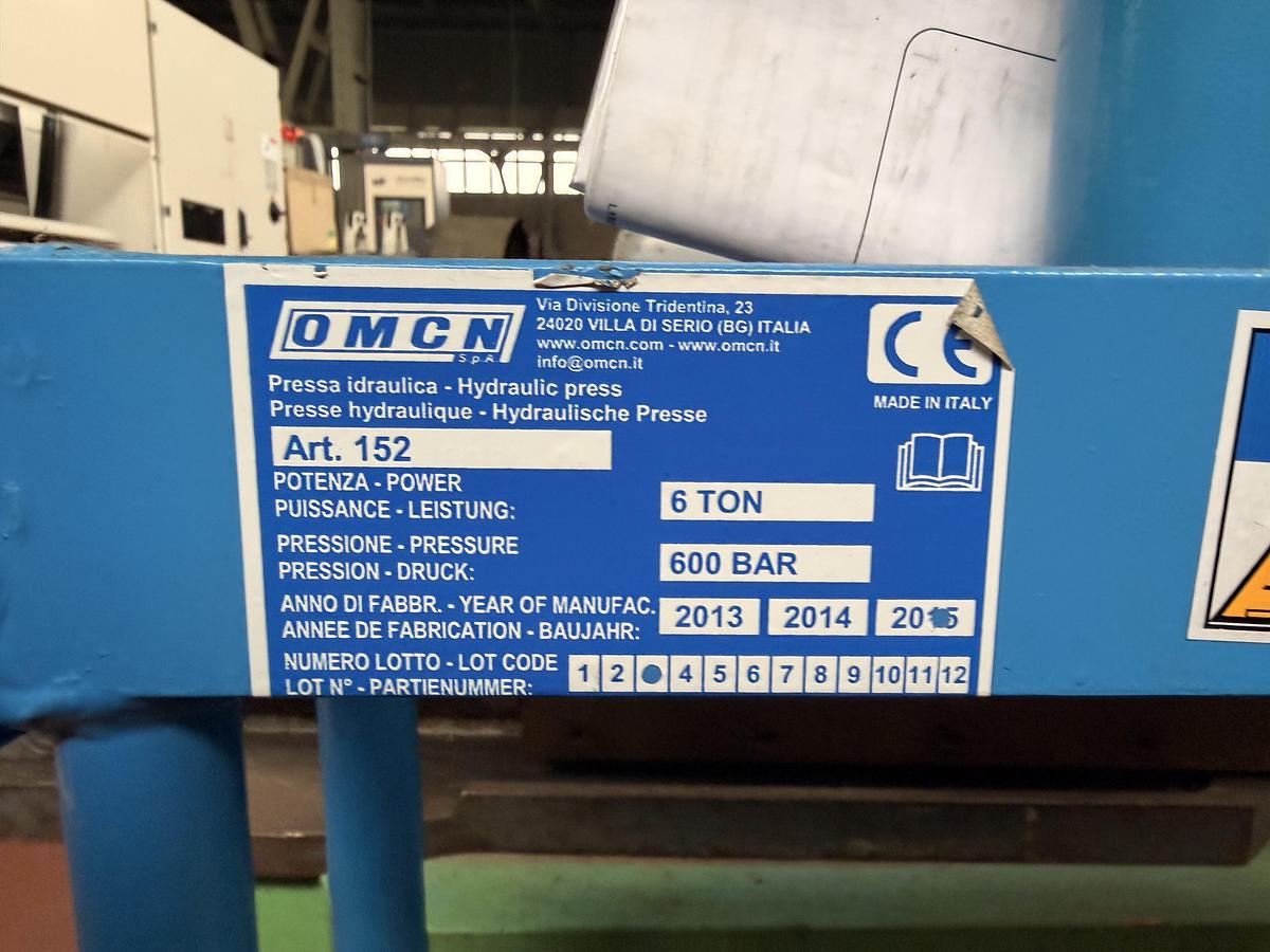 Pressa Oleodinamica ad Arco OMCN Art. 152