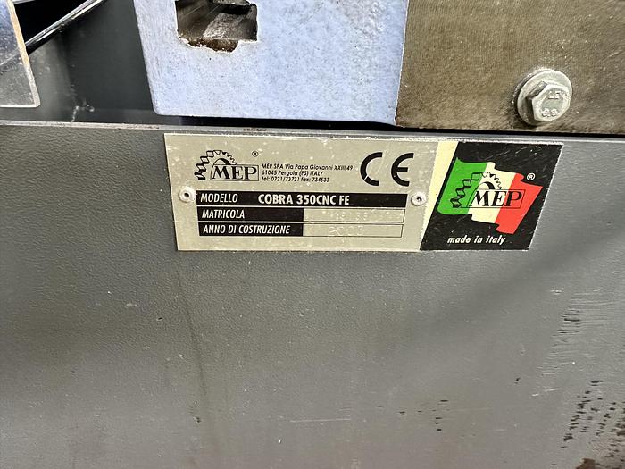 As new Troncatrice a Disco Cnc MEP COBRA 350CNC FE