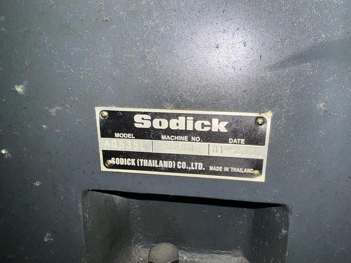 Installata Elettroerosione a Filo Cnc SODICK AQ535L