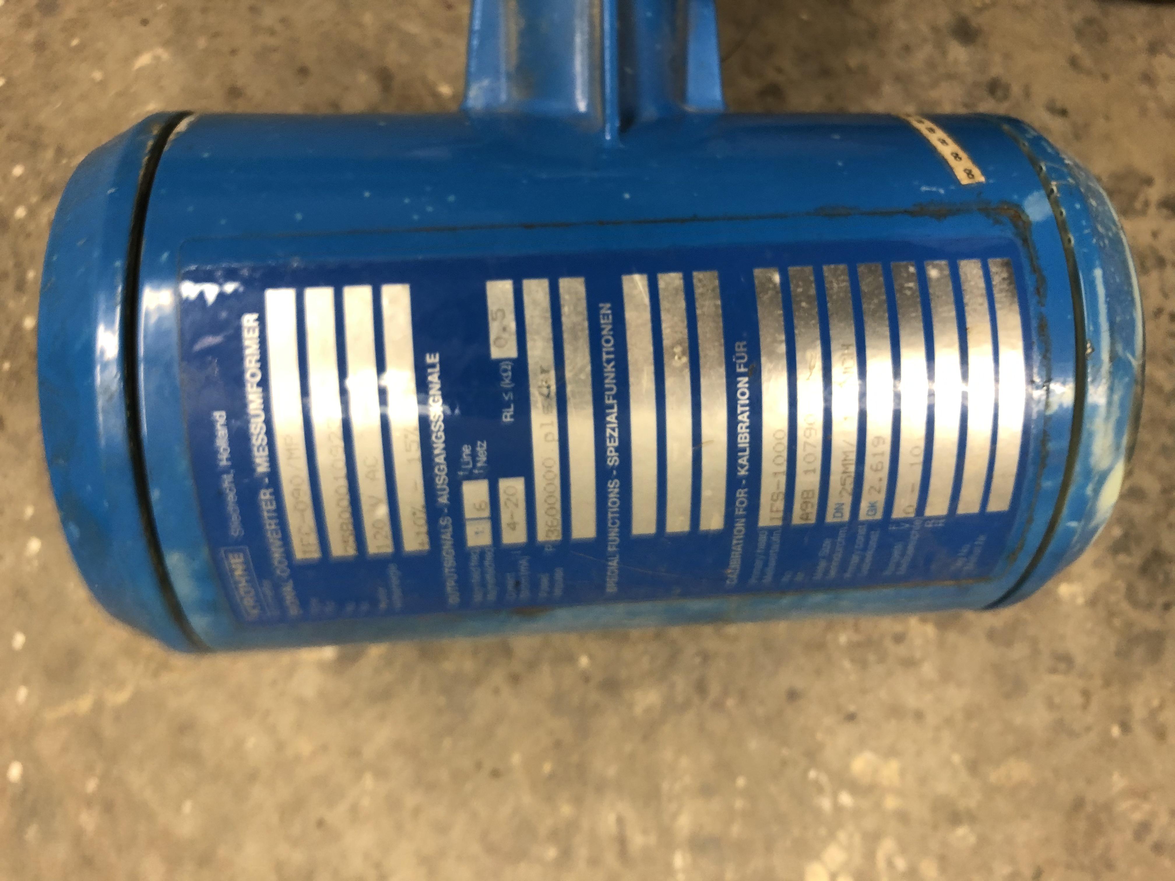 Used KROHNE IFC090/MP FLOW METER for Sale at Dairy Engineering Com...