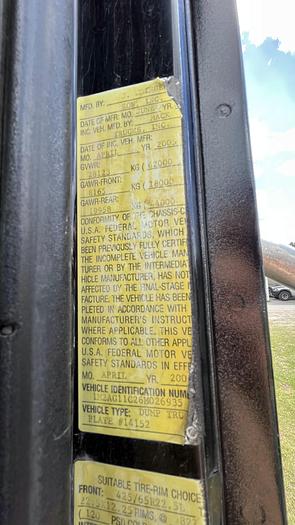 Used 2006 Mack CV713 Granite Tri-Axle Dump Truck