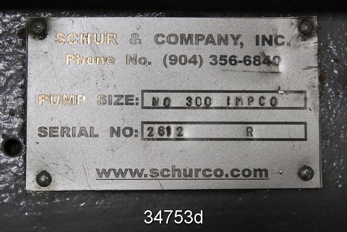 Refurbished Impco 300 Thick Stock Pump, Rebuilt #34753