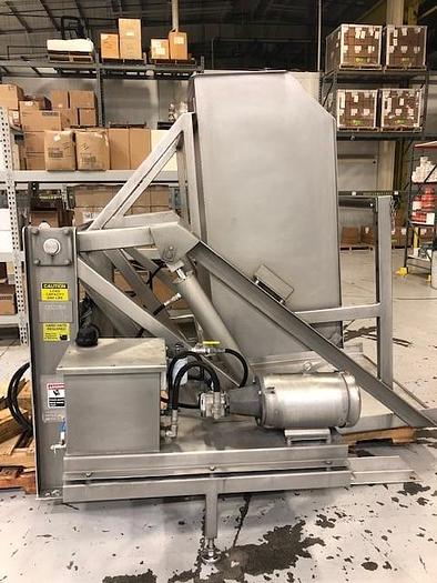 Used Cozzini Vat Dumper, Self-Contained Hydraulic