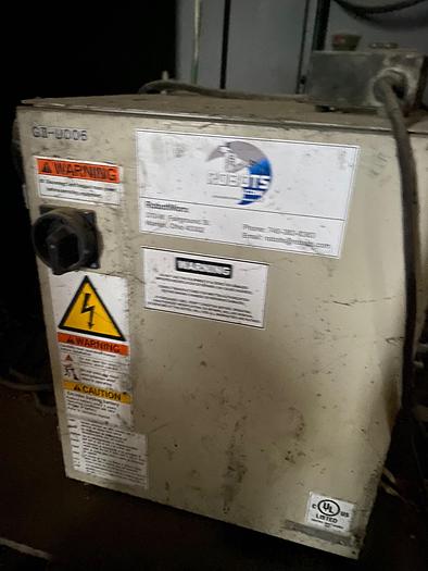 Used Panasonic Robotic Weld Cell with Rotary Table,  Panasonic YA-1NAR61 Controller