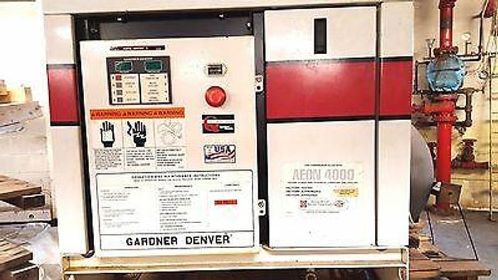 Used 1995 Gardner Denver 15 HP Air Compressor Model EBERDF with Compressed Air Dryer