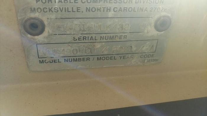 Used 2001 Ingersoll-Rand 400 cfm / 200 psi Air Compressor - Pending Sale