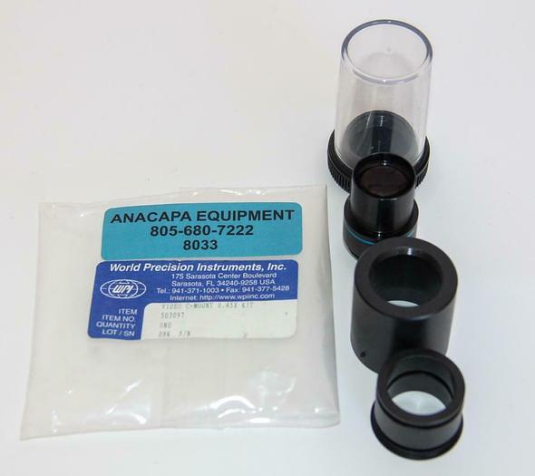 Used World Precision Instruments 503097 C-Mount to Eyepiece Adapter Kit Video (8033)W