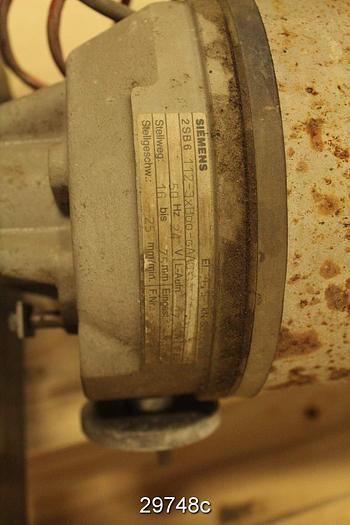 Used Siemens E14.5 Fourdrinear Foil Vacuum Valve #29748