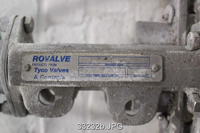 Used Rovalve 3" Hand Operated Knife Gate Valve #33232