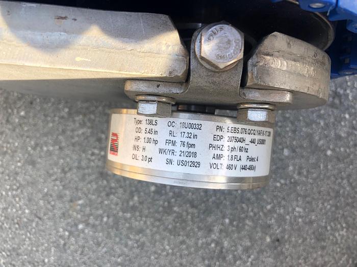 Used Conveyor, Belt, 18" x 5', S/st, Plastic, 1 HP, Food GradeConveyor, Belt, 18" x 5', S/st, Plastic, 1 HP, Food Grade #S742591