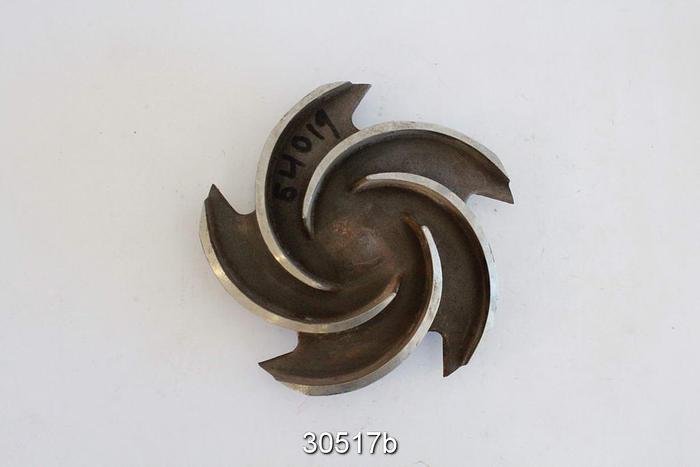 Used Goulds 3196 MT 5-Vane Impeller, 2x3x10 #30517