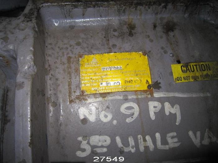 Refurbished Nash CL3002 Nash Cl3002, Ductile Iron Casing, Ductile Iron Impeller, Rebuilt By Sulzer Bingham Service Shop In 2000. #27549