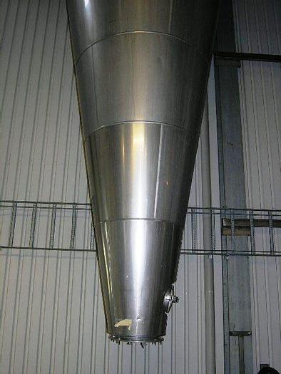 Cyclone for NIRO fluid bed