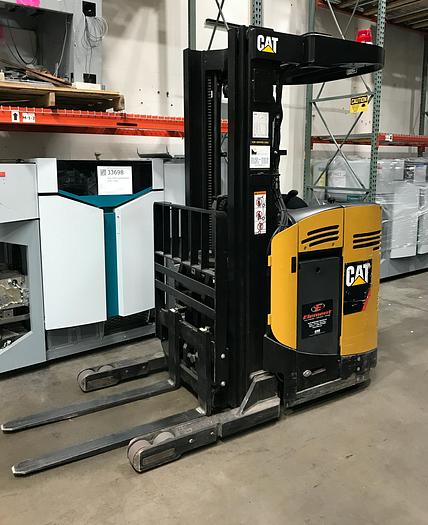 Used Caterpillar NR3000-24V Stand Up, Reach Forklift, Compact Model (Serial No. 2NR2809703) NR3000-24V