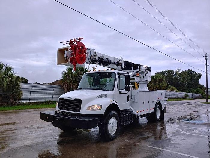 Used Altec DM47B-TR, Digger Derrick on 2014 Freightliner M2 106 4x4 Reg Cab Utility Truck - F7660